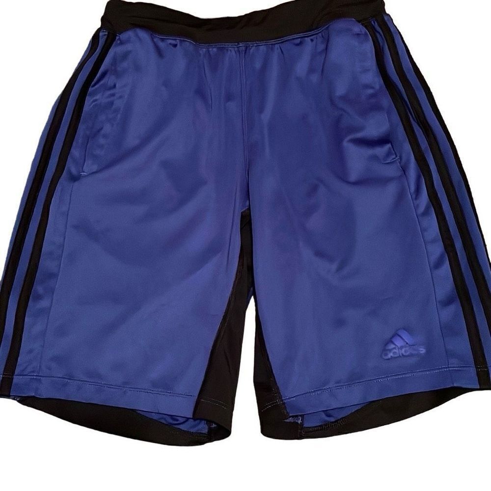 EUC! Blue Adidas Climalite Athletic/Soccer Shorts - Size Small